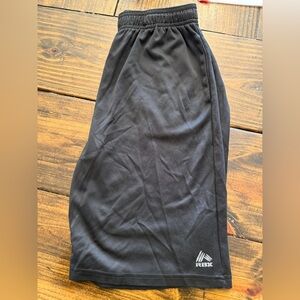 RBX Black Athletic Kids Shorts (L)
